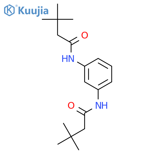 Butanamide, N,N'-1,3-phenylenebis[3,3-dimethyl- structure