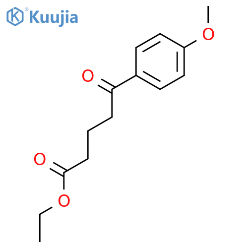 Ethyl 5-(4-methoxyphenyl)-5-oxovalerate structure
