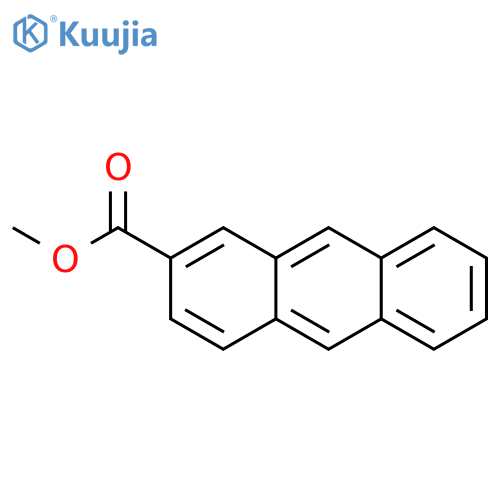 2-Anthracenecarboxylic acid, methyl ester structure