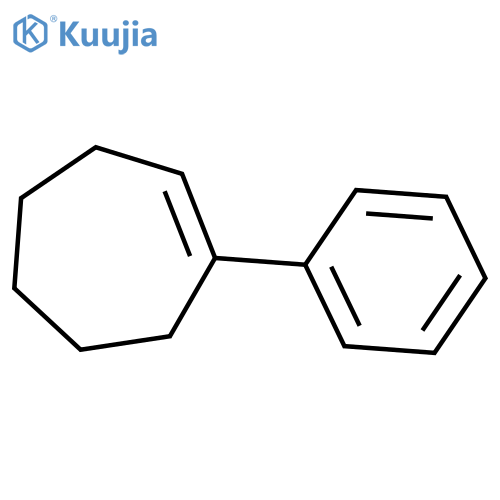 1-phenylcyclohept-1-ene structure