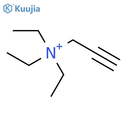 2-Propyn-1-aminium,N,N,N-triethyl-, bromide (1:1) structure
