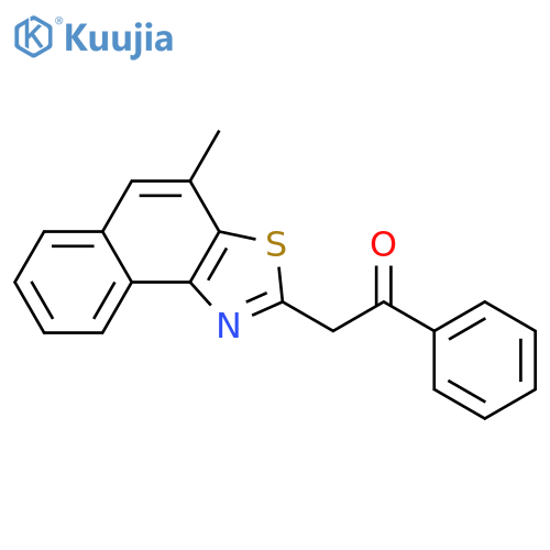 Ethanone, 2-(4-methylnaphtho[1,2-d]thiazol-2-yl)-1-phenyl- structure