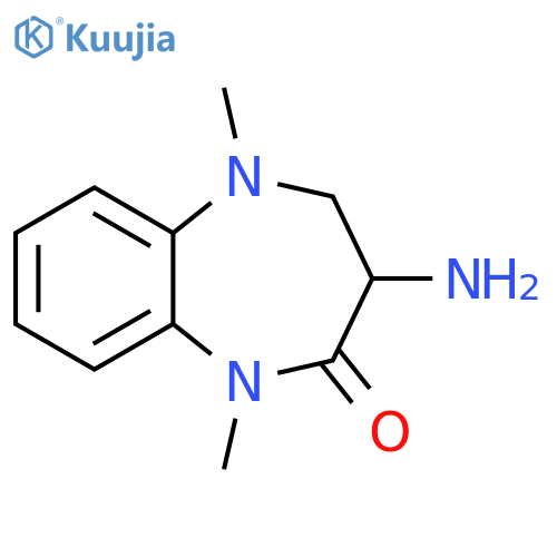 2H-1,5-Benzodiazepin-2-one, 3-amino-1,3,4,5-tetrahydro-1,5-dimethyl- structure