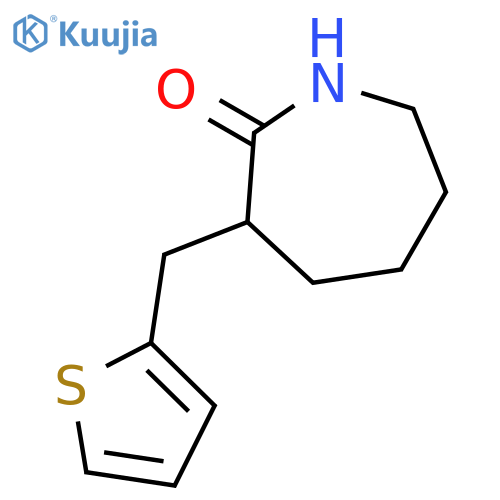 2H-Azepin-2-one, hexahydro-3-(2-thienylmethyl)- structure