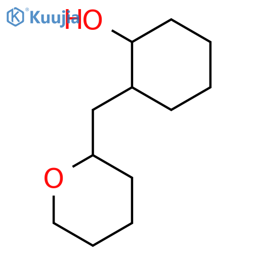Cyclohexanol, 2-[(tetrahydro-2H-pyran-2-yl)methyl]- structure