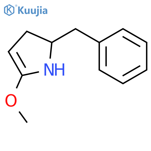 1H-PYRROLE, 2,3-DIHYDRO-5-METHOXY-2-(PHENYLMETHYL)- structure