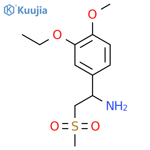 1-(3-Ethoxy-4-methoxy-phenyl)-2-methanesulfonylethylamine (~10% inorganics) structure