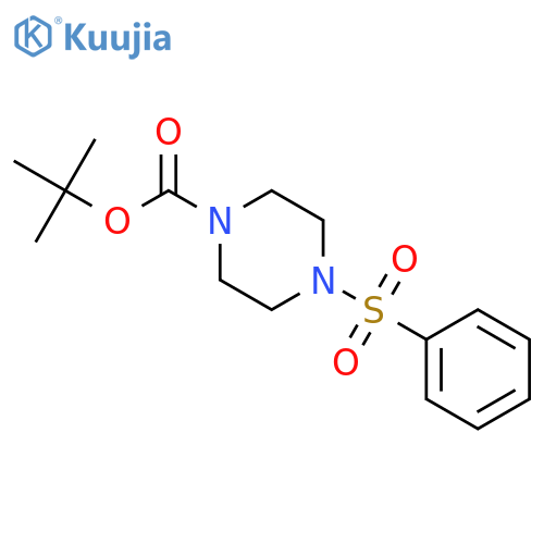 tert-Butyl 4-(phenylsulfonyl)piperazine-1-carboxylate structure