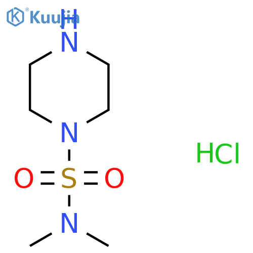 N,N-Dimethylpiperazine-1-sulfonamide hydrochloride structure