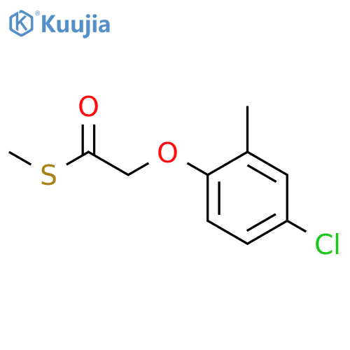 Ethanethioic acid, (4-chloro-2-methylphenoxy)-, S-methyl ester structure