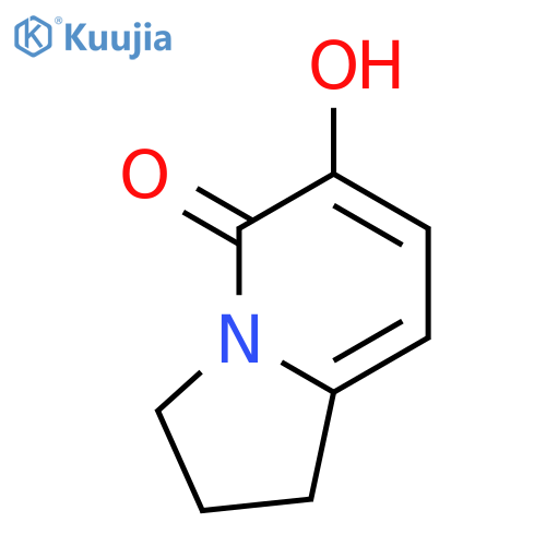 6-hydroxy-1,2,3,5-tetrahydroindolizin-5-one structure