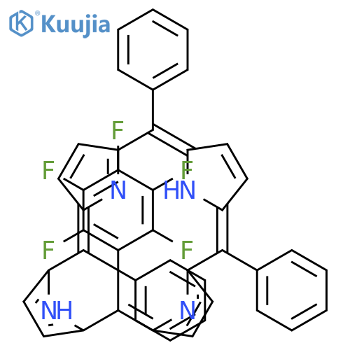 21H,23H-Porphine, 5-(pentafluorophenyl)-10,15,20-triphenyl- structure