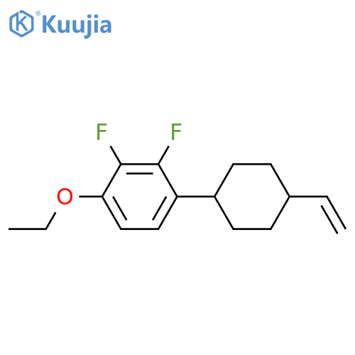 Benzene, 1-(trans-4-ethenylcyclohexyl)-4-ethoxy-2,3-difluoro- structure