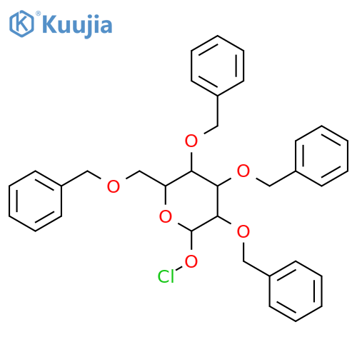 Chloro 2,3,4,6-Tetra-O-benzyl-a-D-glucopyranoside structure