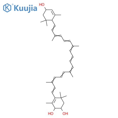 β,ε-Carotene-3,3',4-triol; (3S,3'S,4R,6'R)-form structure