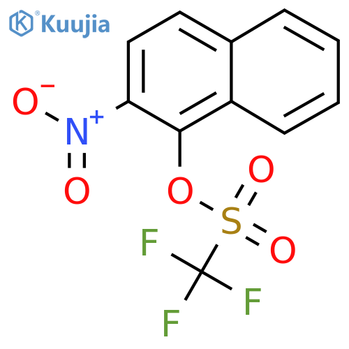 2-Nitronaphthalen-1-yl trifluoromethanesulfonate structure