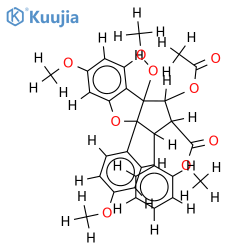 1-O-Acetyl-rocaglatic acid methyl ester structure