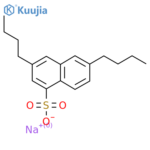 3,6-Dibutyl-1-naphthalenesulfonic Acid Sodium Salt structure