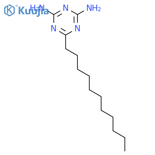 6-undecyl-1,3,5-triazine-2,4-diamine structure