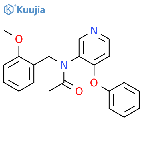 Acetamide, N-[(2-methoxyphenyl)methyl]-N-(4-phenoxy-3-pyridinyl)- structure
