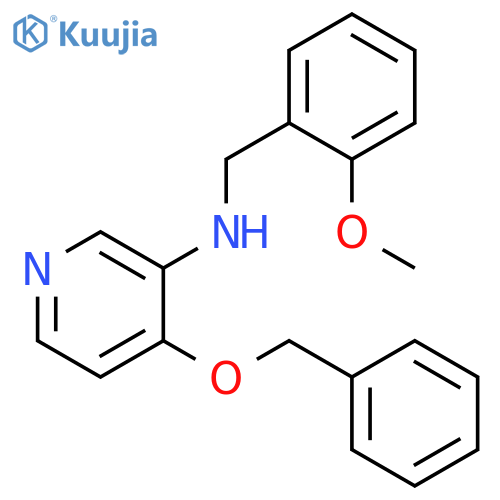 3-Pyridinamine,N-[(2-methoxyphenyl)methyl]-4-phenoxy- structure