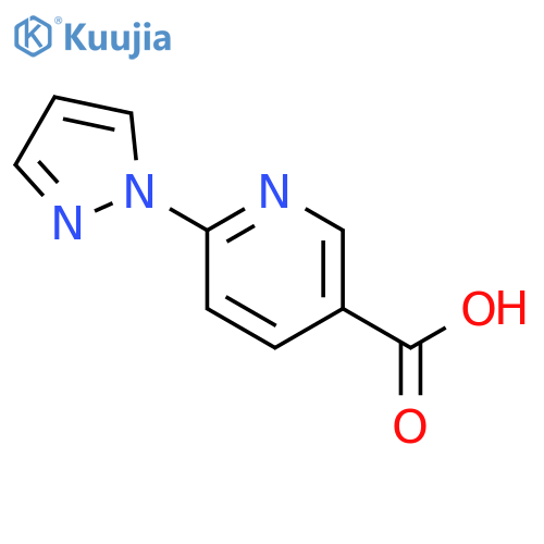 6-(1H-Pyrazol-1-yl)nicotinicacid structure