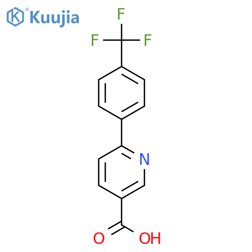 6-(4-(Trifluoromethyl)phenyl)nicotinic acid structure