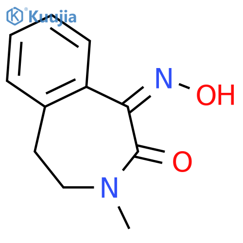 (Z)-1-(hydroxyimino)-3-methyl-4,5-dihydro-1H-benzodazepin-2(3H)-one structure