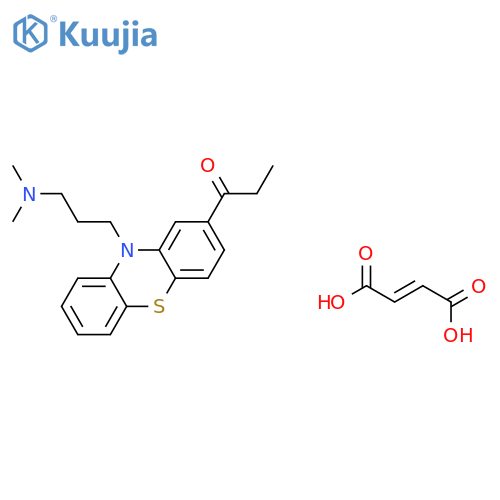 1-[10-[3-(dimethylamino)propyl]-10H-phenothiazin-2-yl]propan-1-one maleate structure