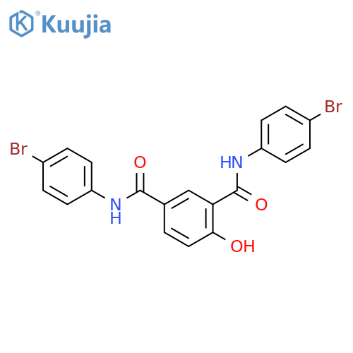 1,3-Benzenedicarboxamide,N1,N3-bis(4-bromophenyl)-4-hydroxy- structure