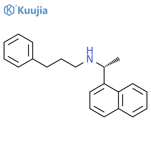 (αR)-α-Methyl-N-(3-phenylpropyl)-1-naphthalenemethanamine structure