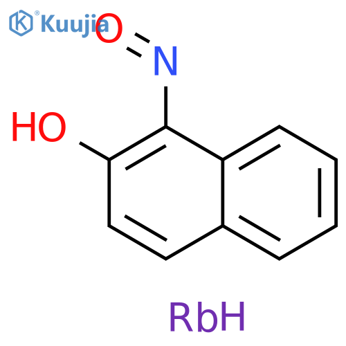 2-Naphthalenol, 1-nitroso-, rubidium salt (1:1) structure
