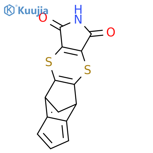 5,9-Methano-1H,5H-indeno[5',6':5,6][1,4]dithiino[2,3-c]pyrrole-1,3(2H)-dione structure