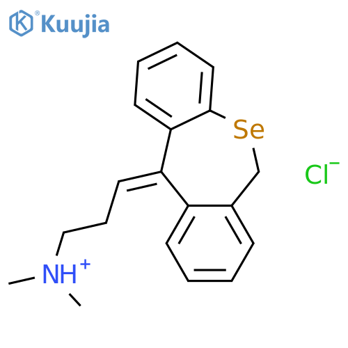 Dibenzo[b,e]selenepin-D11(6H),g-propylamine, N,N-dimethyl-,hydrochloride, (E)- (8CI) structure