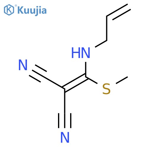 2-[(allylamino)(methylthio)methylidene]malononitrile structure
