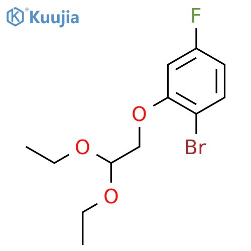 1-Bromo-2-(2,2-diethoxyethoxy)-4-fluorobenzene structure