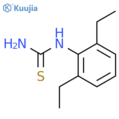 2,6-Diethylphenylthiourea structure