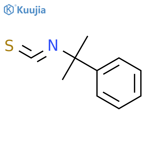Benzene, (1-isothiocyanato-1-methylethyl)- structure
