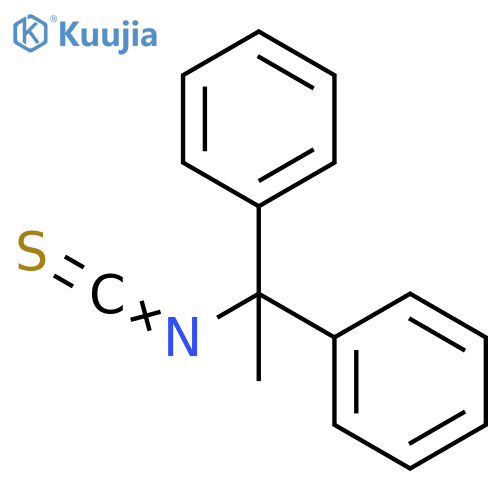 Benzene, 1,1'-(1-isothiocyanatoethylidene)bis- structure