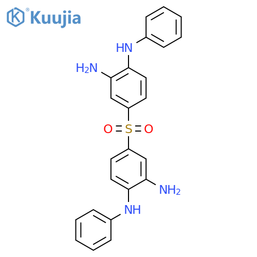 1,2-Benzenediamine, 4,4'-sulfonylbis[N1-phenyl- structure
