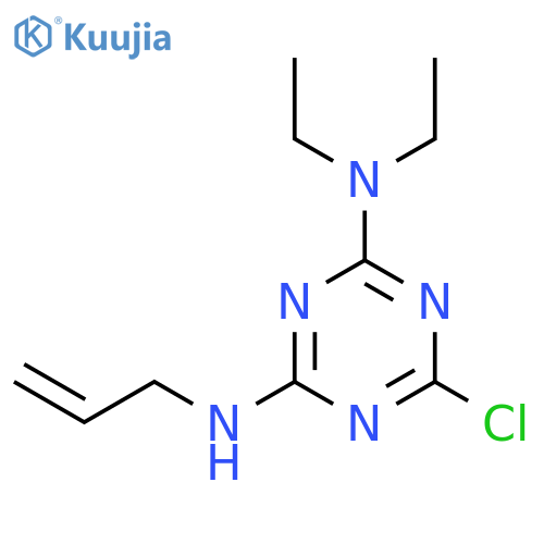 1,3,5-TRIAZINE-2,4-DIAMINE, 6-CHLORO-N,N-DIETHYL-N'-2-PROPENYL- structure