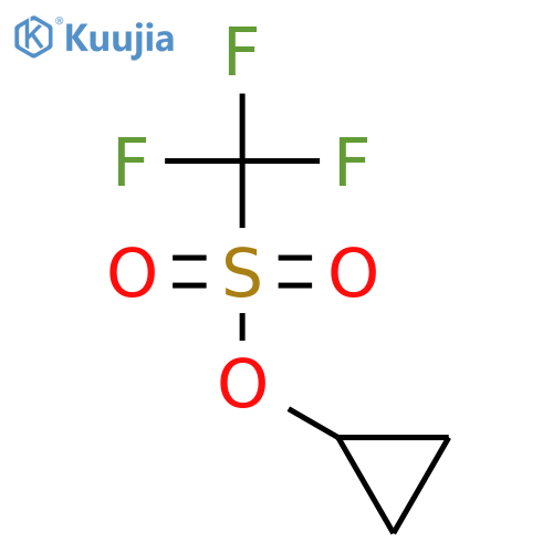 Cyclopropyl trifluoromethanesulfonate structure