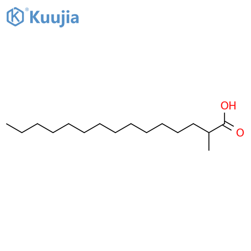 Pentadecanoic acid,2-methyl- structure