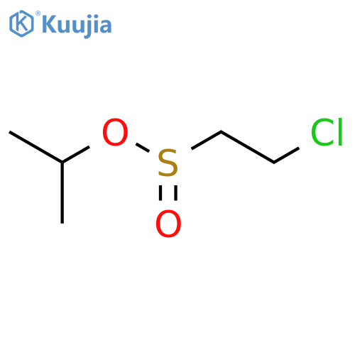 Ethanesulfinic acid, 2-chloro-, 1-methylethyl ester structure