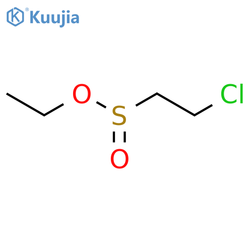 Ethanesulfinic acid, 2-chloro-, ethyl ester structure