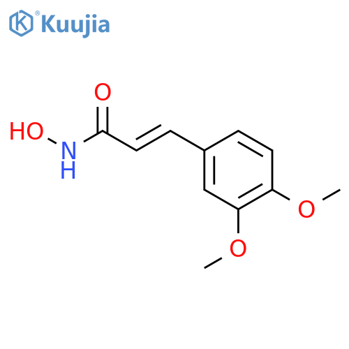 2-Propenamide,3-(3,4-dimethoxyphenyl)-N-hydroxy- structure