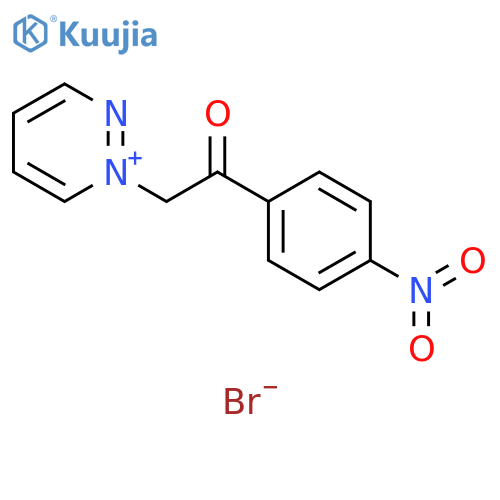 Pyridazinium, 1-[2-(4-nitrophenyl)-2-oxoethyl]-, bromide structure