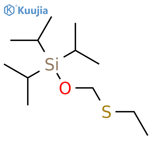 Silane, [(ethylthio)methoxy]tris(1-methylethyl)- structure