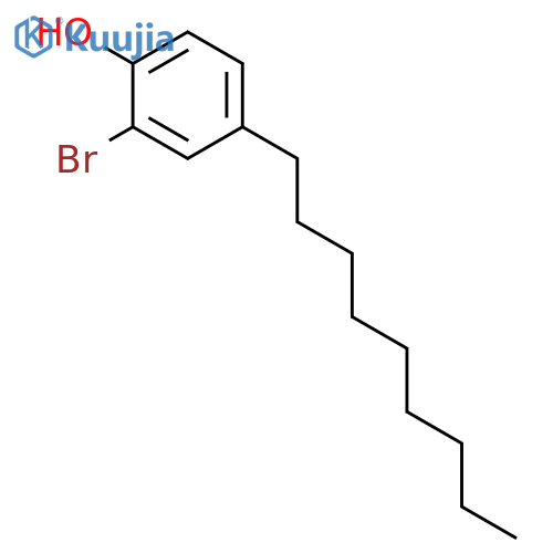Phenol, 2-bromo-4-nonyl- structure