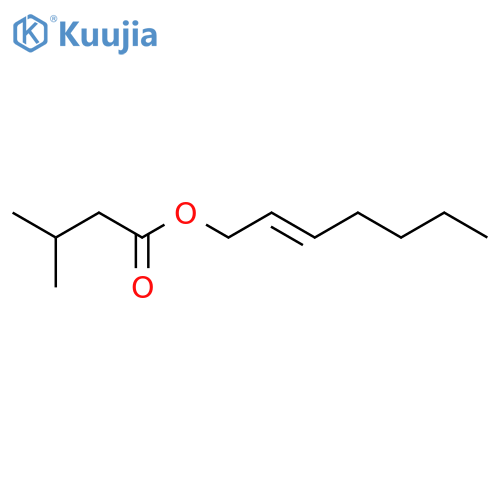Butanoic acid,3-methyl-, 2-hepten-1-yl ester structure